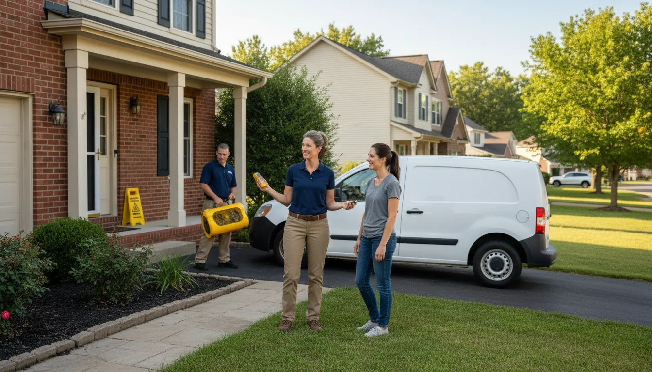Water restoration image for Dehumidification And Cleanup Services in Margie, MN